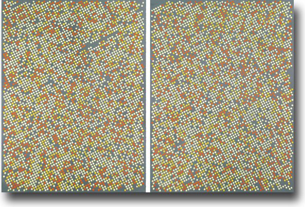 Untitled (yellow diptych)
